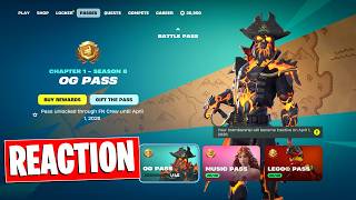 Chapter 1 Season 8 OG Pass Reaction (Fortnite)