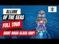 Allure of the seas full cruise ship tour 2024  amazing oasisclass ship from royal caribbean