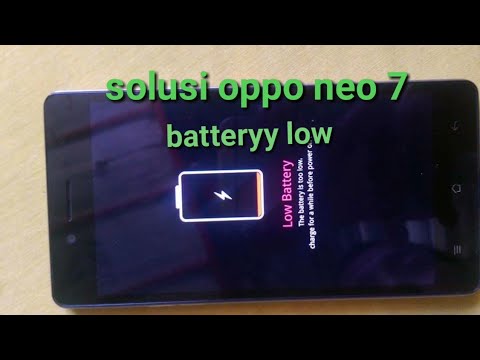 Solusi Oppo Neo 7 matot ( low battery) - YouTube