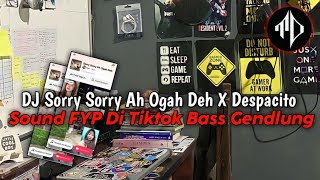 DJ Sorry Sorry Ah Ogah Ogah Deh X Despacito Bass Gendlung Sound Fyp Di Tiktok 2024