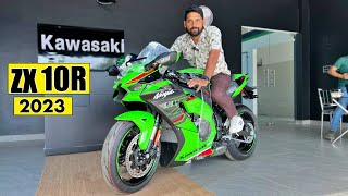 kawasaki ninja zx10r 2023 Model || zx10r price in india || zx10r sound || Best Sports Bike