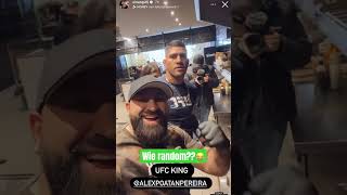 SINAN G und UFC Legende Alex Pereira am Burger braten! #shorts #viral 😱