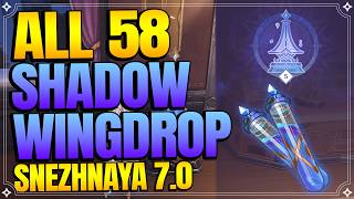 All 58 Shadow Wingdrop Locations - Snezhnaya 7.0 | Shadow Realm Analyzer【Genshin Impact】