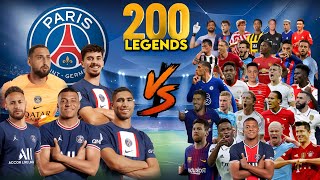 PSG VS 200 Legends💥Mbappe,Neymar,Vitinha,Achraf Hakimi