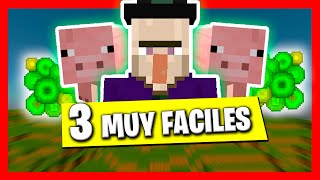 ✨ 3 GRANJAS que DEBES TENER al INICIAR un SURVIVAL en Minecraft Bedrock 1.20