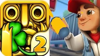 Temple Run 2 VS Subway Surfers iPad Gameplay for Children HD #9 screenshot 5