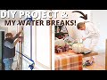 MY WATER BREAKING IN REAL TIME! & DIY PROJECTS, RENO UPDATES | Casey Holmes Vlogs
