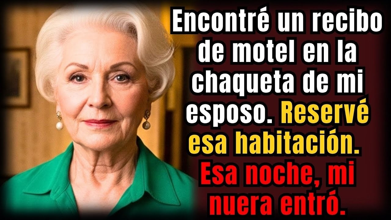 Encontré un recibo de motel en la chaqueta de mi esposo  Reservé la misma habitación  Esa noche…
