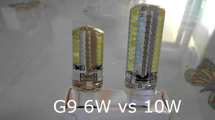 G9 Led Bumb 10W vs 6W 220v cool white 6000-6500k
