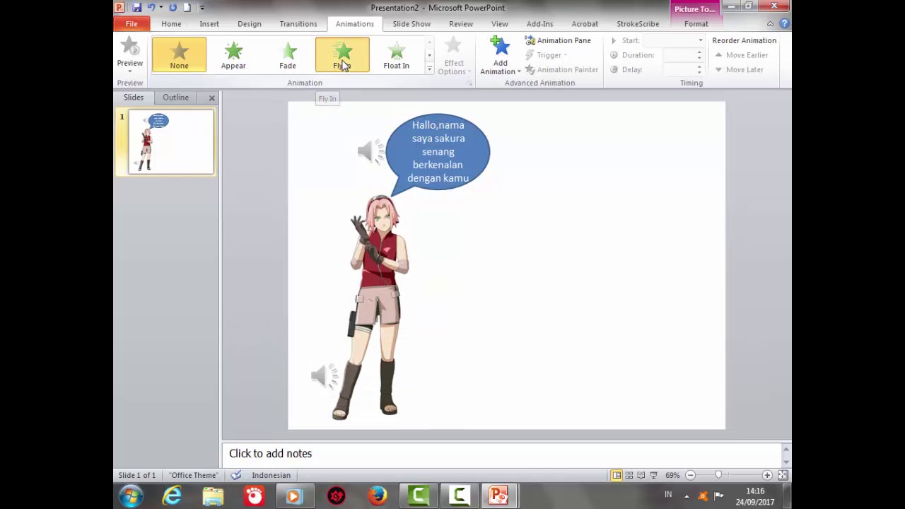  Cara  Membuat Animasi  Suara Di Microsoft Powerpoint  YouTube