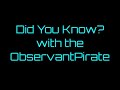 Did you know with the observantpirate  i always feel like somebodys watching me