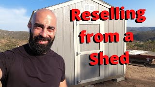 Reselling from a Shed - Why and how we do it