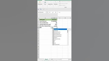 Find EMI Installment in excel #finance #excel #tutorial #viral #shots