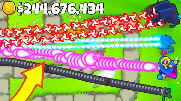 Aiming HACKED HYPERSONIC Infinite Range Towers WITH MY MOUSE!? (Bloons TD 6)