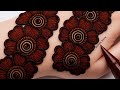 Very simple unique style mehndi design for back hand|new easy mehndi design 2025 | mehandi designs|