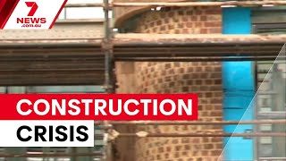 Construction crisis looms as war drives costs up | 7NEWS