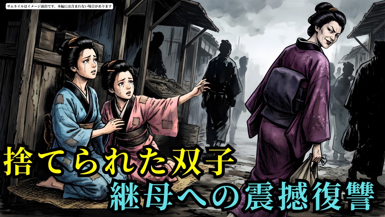道端に継母から捨てられた双子の姉妹。誰も知らなかった、それが一族を揺るがす復讐の始まりだった (AIフィクション) | 野談 | 伝説 | 昔話 | 説話 | 民話