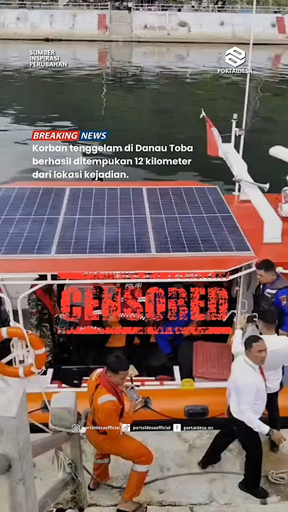 Korban Tenggelam di Danau Toba Berhasil Ditemukan 12 Kilometer dari Lokasi Kejadian.
