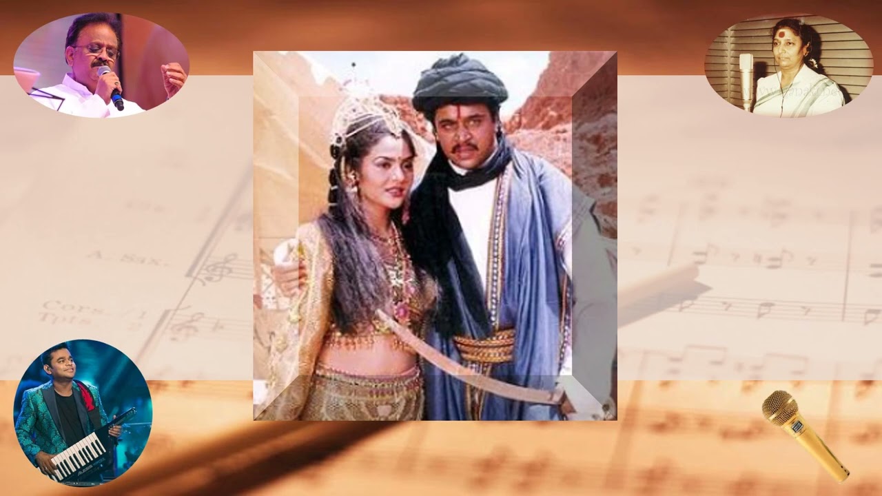 ottagatha kattikko - tamil karaoke song - duet - a. r. rehman - spb - janaki - with tamil lyrics