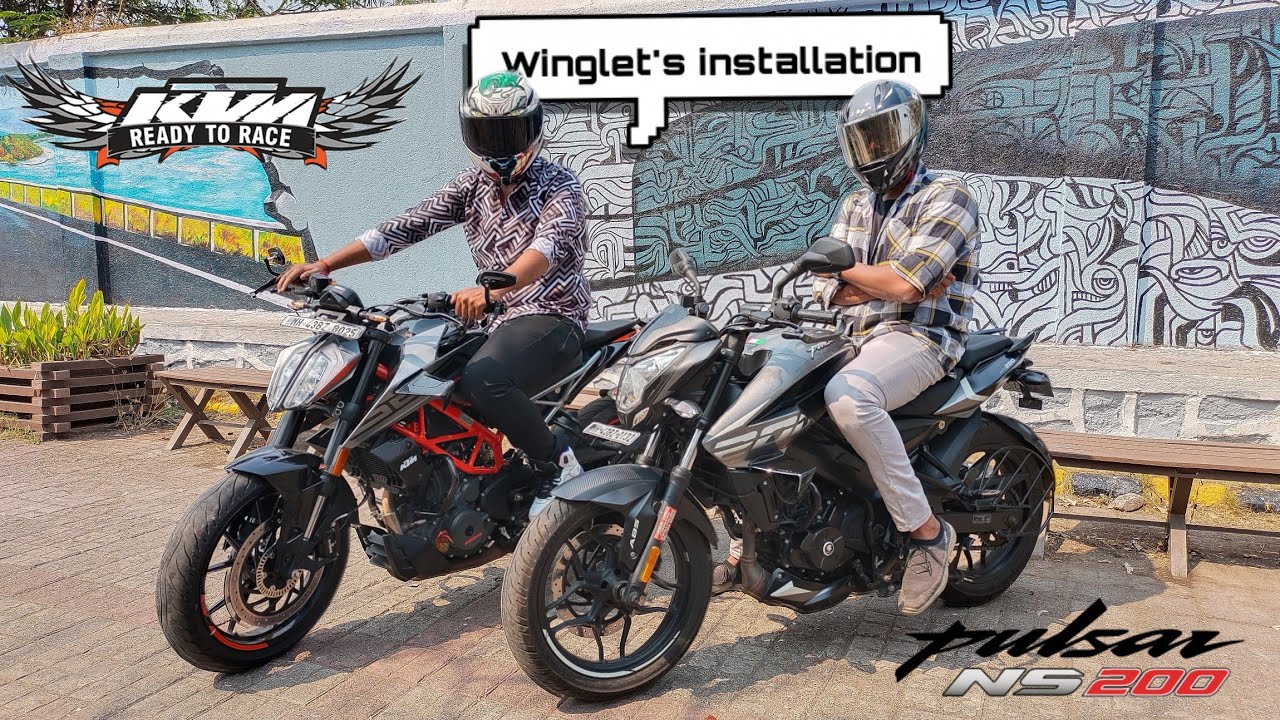 DUKE 250 & NS200 BS6 MODIFICATION 👼| Project Motorrad Winglet's | Modification 