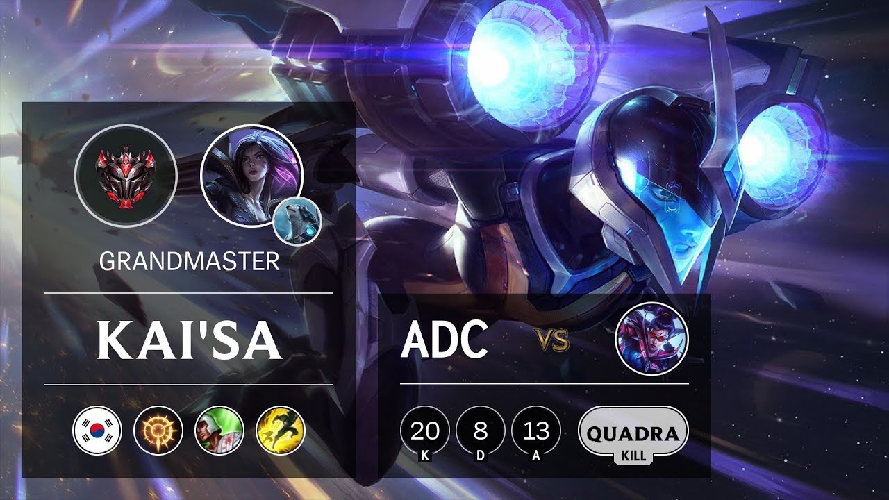 Kai'Sa ADC vs Vayne - KR Grandmaster Patch 9.18