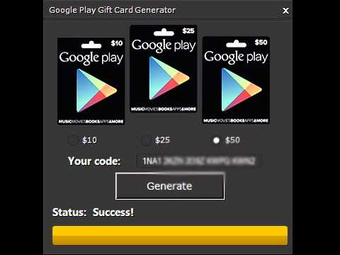 10 Google Play Gift Card Free