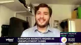 European markets higher as unemployment climbs