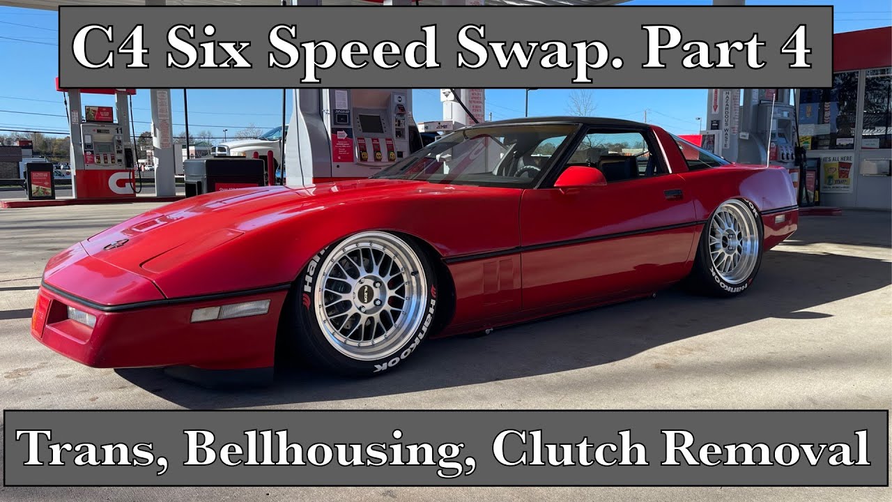 Замена шестиступенчатой ​​коробки передач C4. Снятие трансмиссии, картера и сцепления.