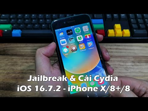 Hướng Dẫn Jailbreak Và Cài Cydia iOS 16.7.2 - iPhone X/8+/8 Trên Máy Tính