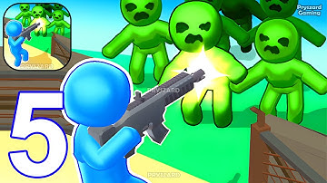 Zombie Apocalypse - Save World - Gameplay Walkthrough Part 5 Stickman Fight For America