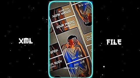 NEW TRENDING 🌸🖤 XML-FILE ALIGHT MOTION PRESET @nahid34x