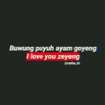 Story wa 30 detik | versi buwung puyuh dan ayam goyeng