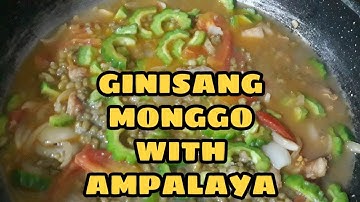 GINISANG MONGGO WITH AMPALAYA/Budget Friendly Recipe