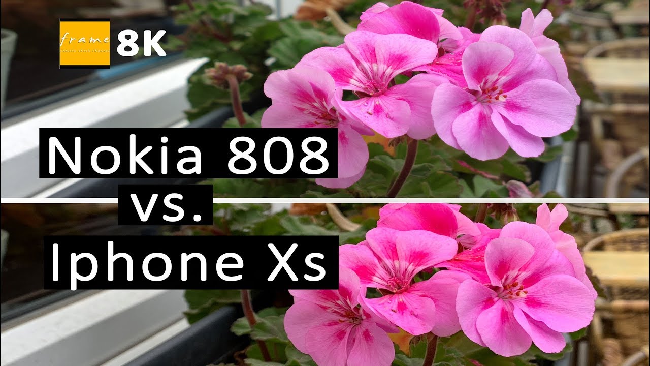 Iphone Xs vs. Nokia 808 BATTLE - Camera Check in 8K.