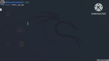 Check IP with Python | Kali Linux |Text Editor (Nano)
