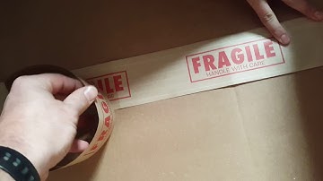 Packing Datacard 150i in our 3 box system