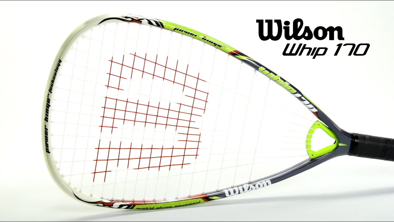 Wilson Whip 170 Racquetball Racquet - YouTube