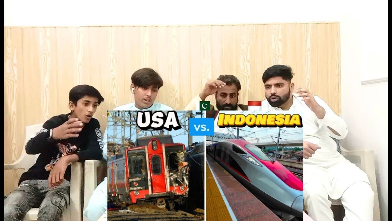 Indonesia Luxury Trains vs American Trains - This is truly shocking...🇮🇩 | Pakistani Reaksi |D-R-RUE