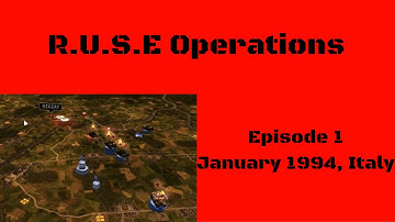 R.U.S.E Operations Ep:1- January 1944, Italy