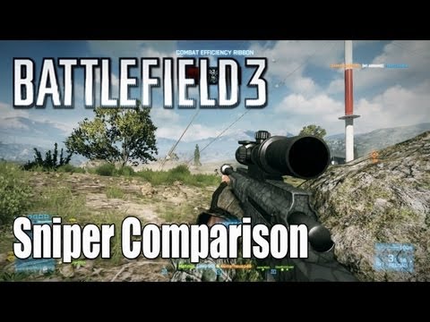 Battlefield 3: Sniper Rifle Comparison - Recon Guide