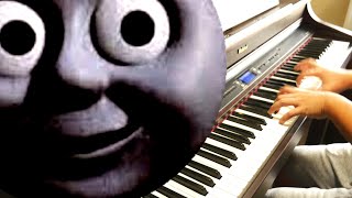 Video thumbnail of "thomas the tank engine on piano 🚂"