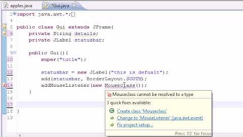 Java Programming Tutorial - 77 - Adapter Classes
