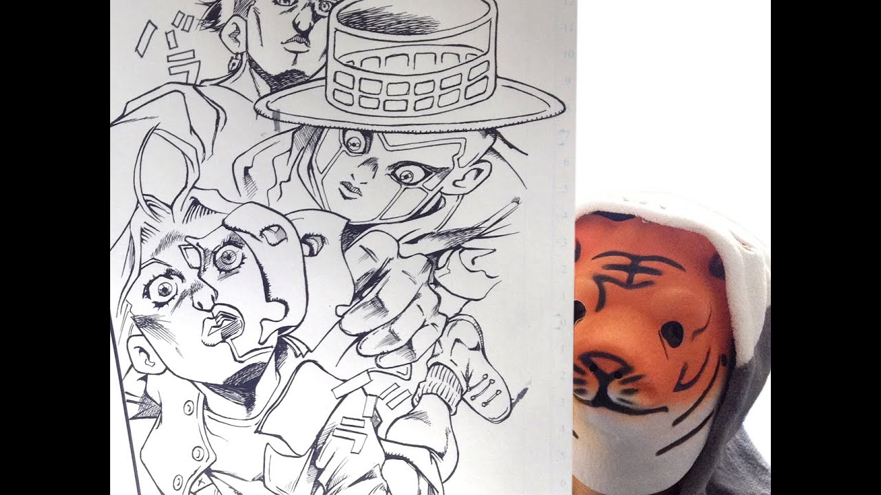 ジョジョ4部アニメ化記念 岸部露伴と川尻早人のあのシーンを描いてみた 1 1下書き編 Draw A Jojo This Is A Jojo Part4 Of One Scene Youtube