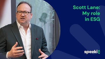Scott Lane | My role in ESG