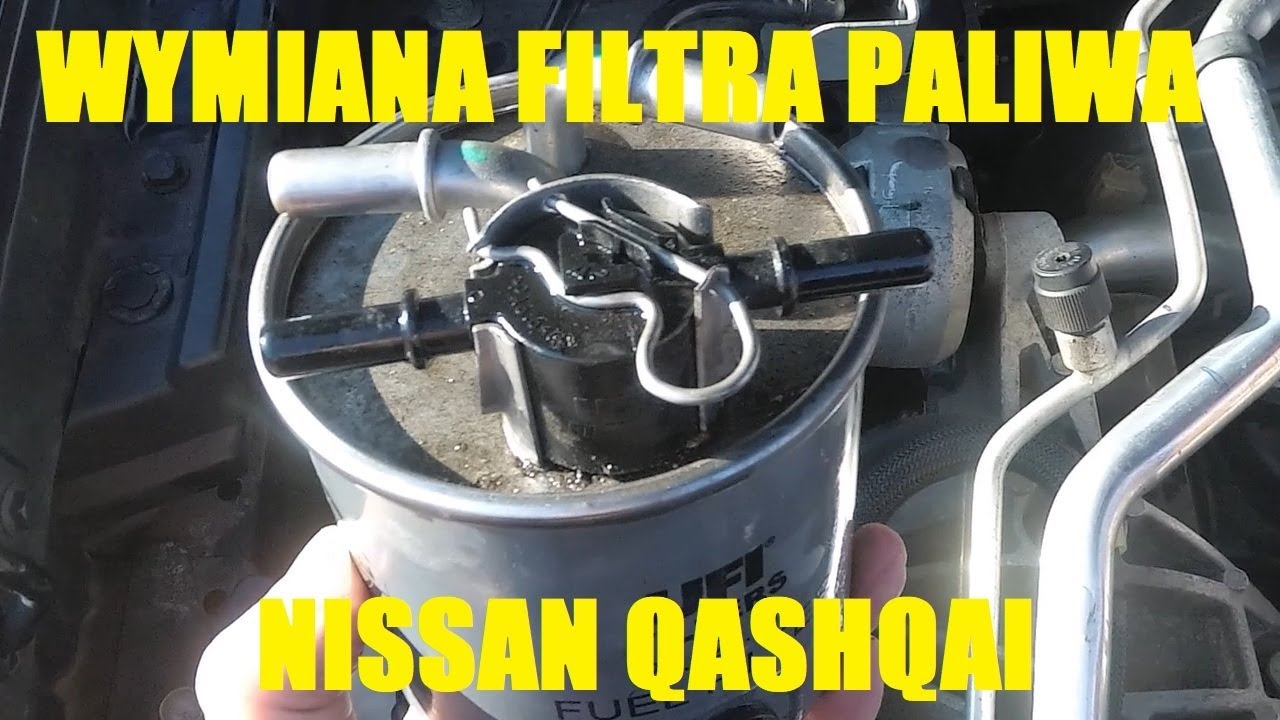 Wymiana Filtra Paliwa Nissan Qashqai / Juke / X-Trail / Renault / 1.5 Dci | Naprawa # 29 Motonacja - Youtube