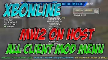 MW2 | TU8 | xbOnline All Cient Mod Menu | xbonline.live