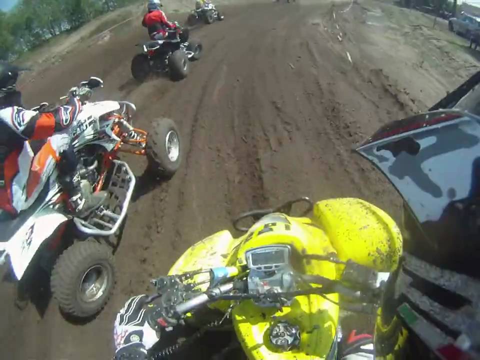 Onboard at my first race (+crash) Quad Day 2010 YouTube
