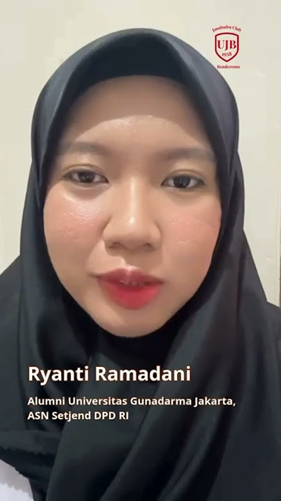 Ryanti Ramadani Alumni Universitas Gunadarma Jakarta, ASN DPD RI, #viral #trending #alumni #jcr