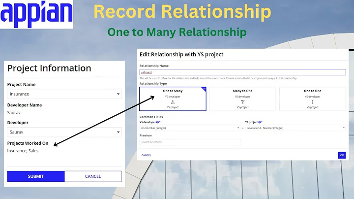Record Relationship in Appian | One to Many relationship | Practical Examples | Query Record Type