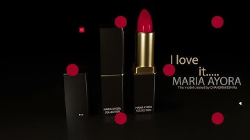 Lipstick 3D Product Animation | Lipstick | Product Video Autodesk Maya